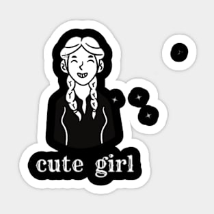 CUTE GIRL Sticker